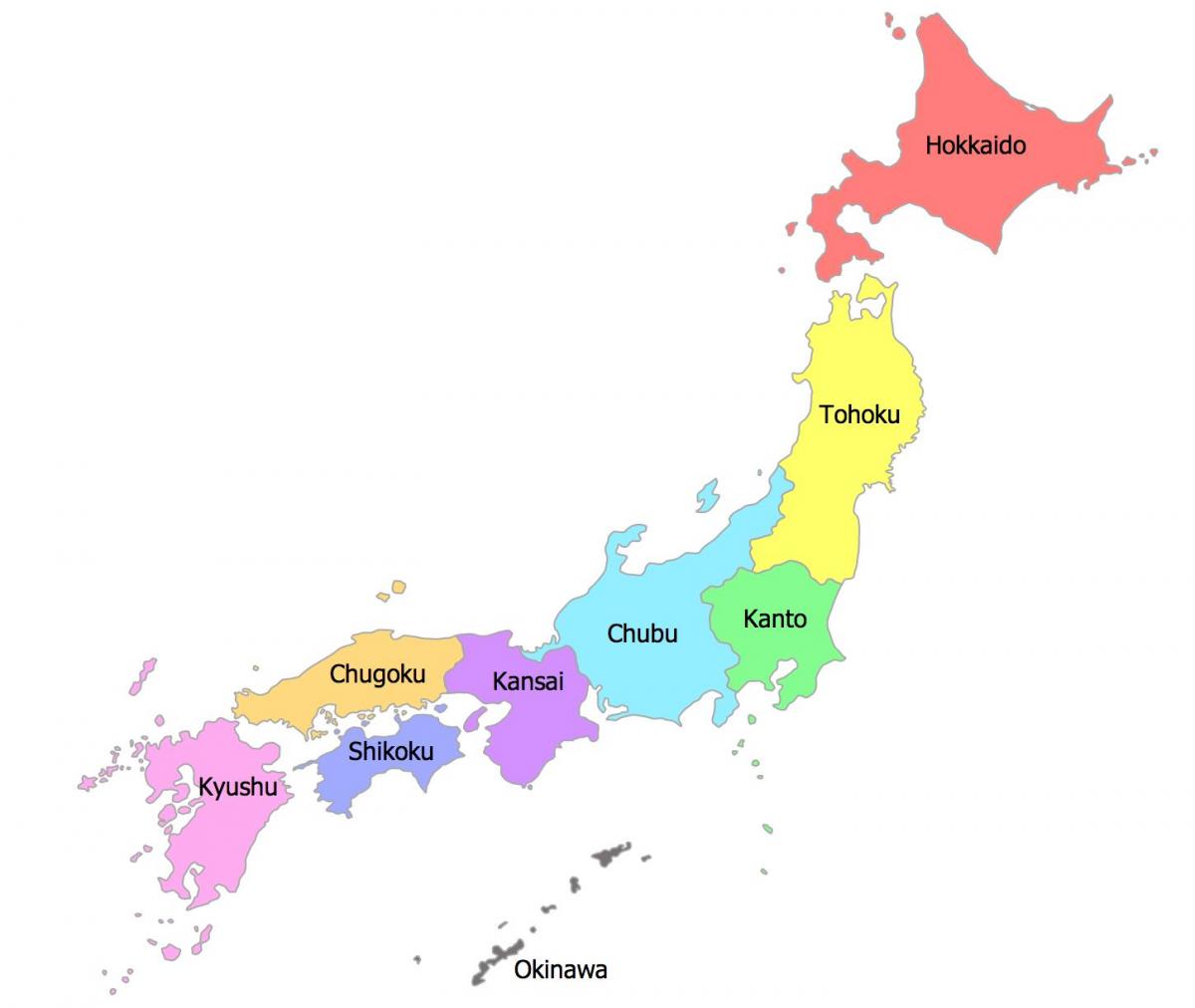 日本地域地図