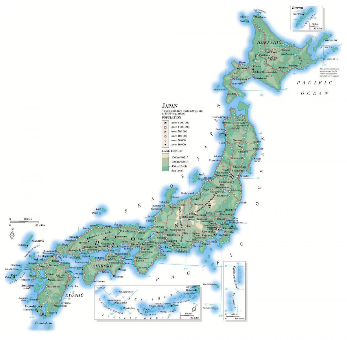 日本高度図