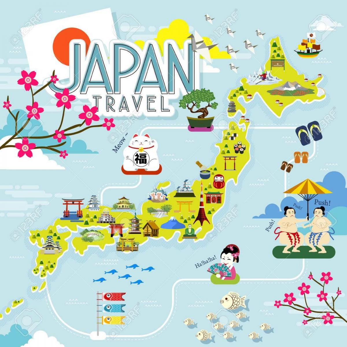 日本旅行地図