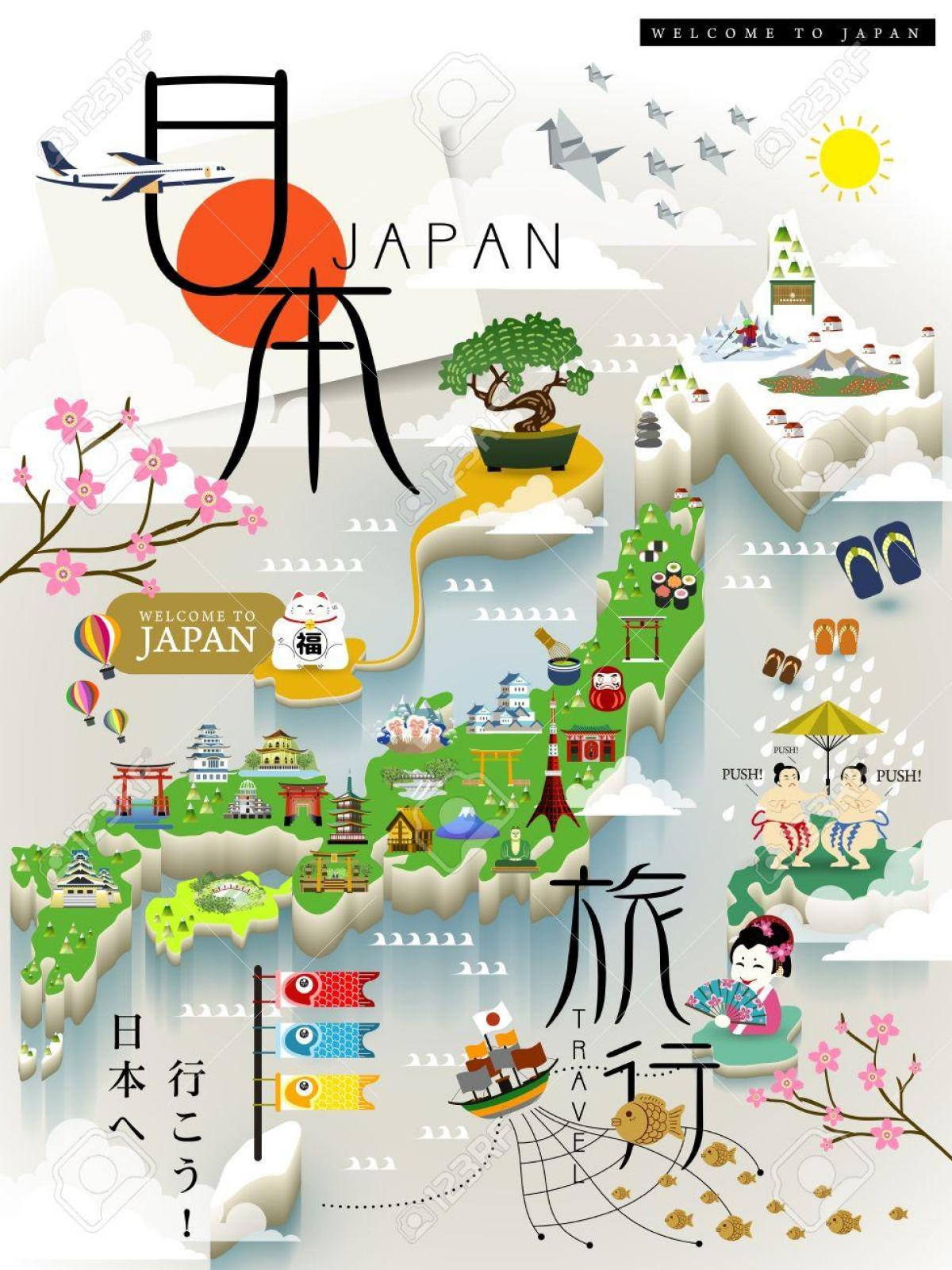日本観光名所マップ