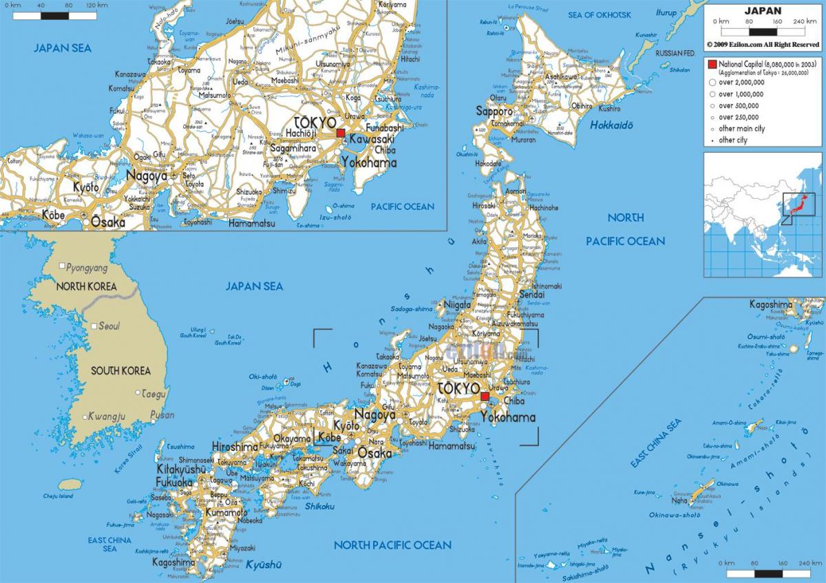 日本の都市地図