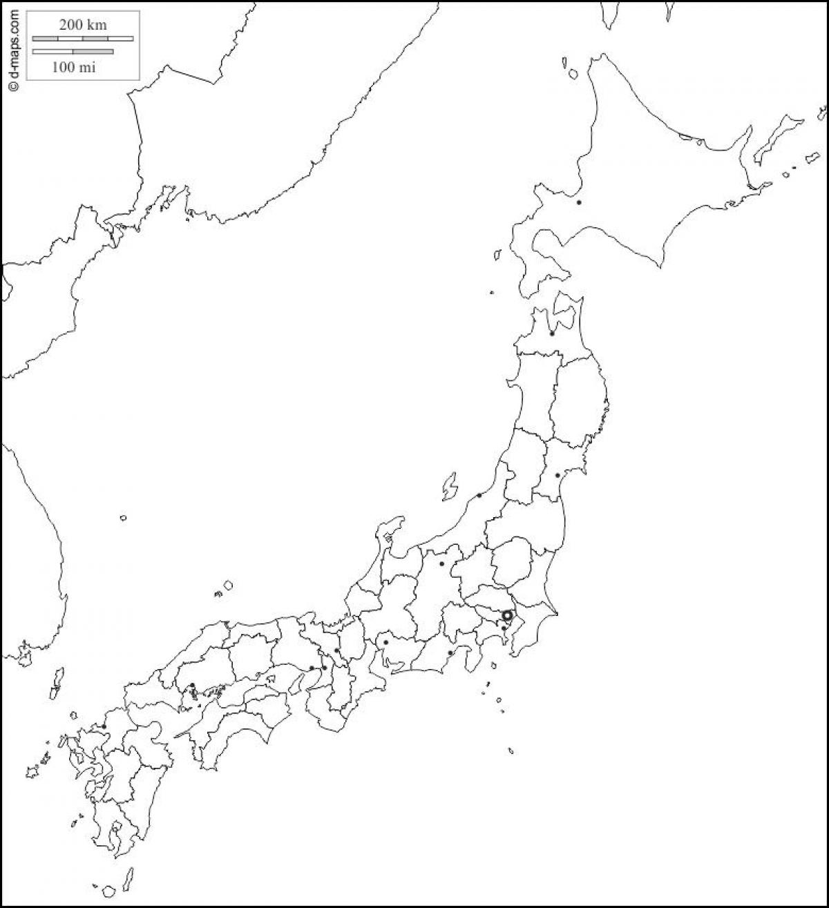 空の日本地図